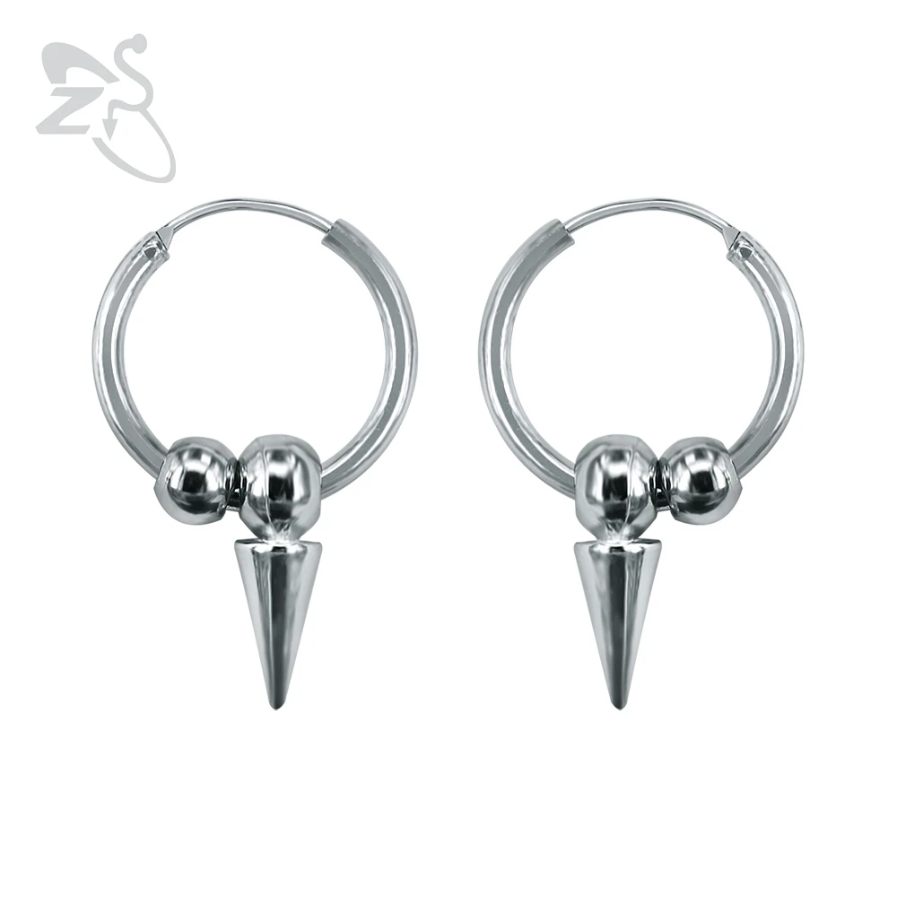 

Korean Jewelry Men Hoop Earrings G-Dragon GD Earring 316L Stainless Steel Ear Piercing Hoop Earrings Punk Circle Earrings Gifts