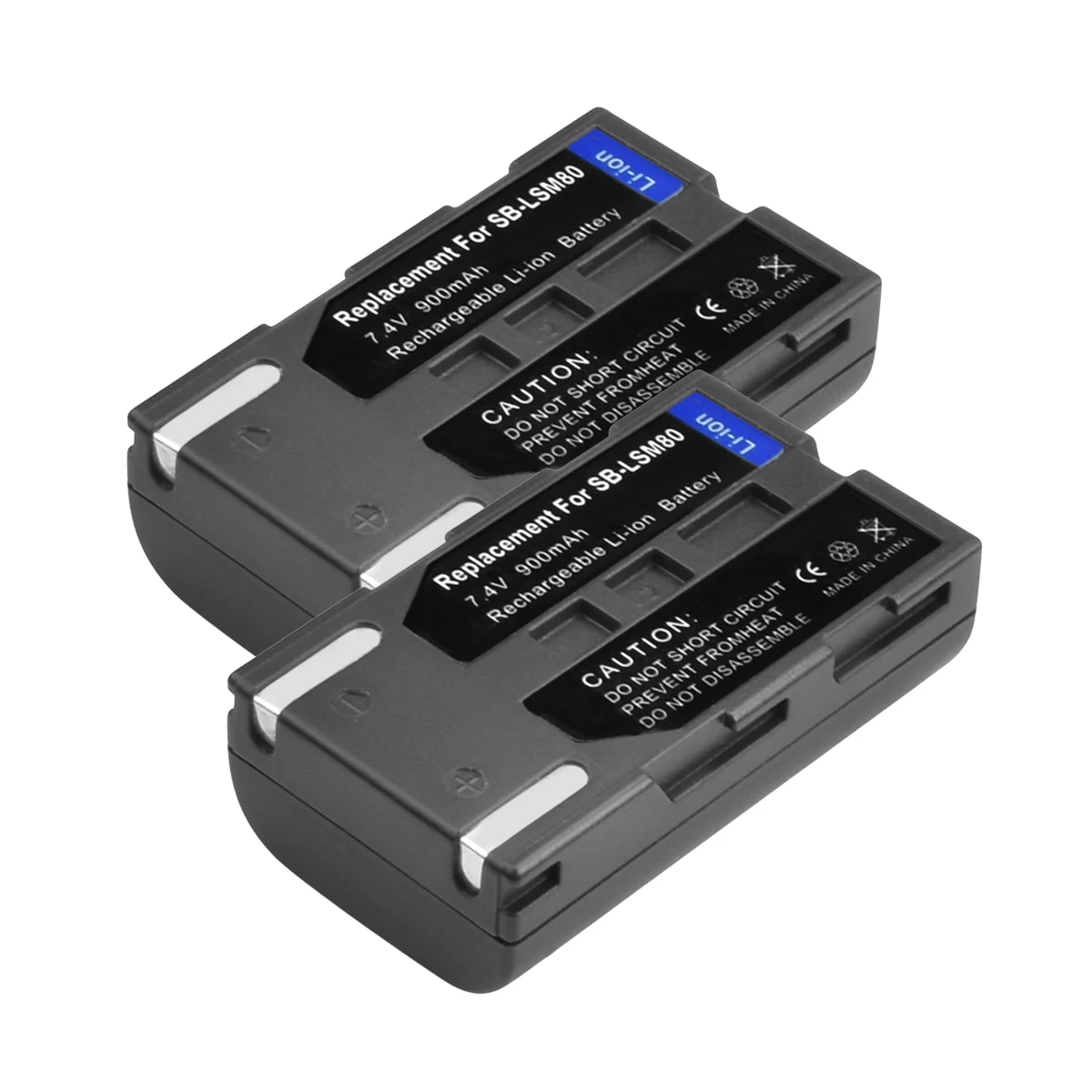 2X 7.4V 900mAh Li ion Battery SB LSM80 SB LSM80