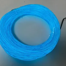 2,3 мм 50 м El провод/светящийся провод/холодный гибкий неоновый кабель+ 12 В инвертор/драйвер используется в автомобиле и быту