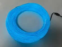 2.3 мм бесплатная доставка 50 м El провода/glow wire/холодный гибкий неон кабель + 12 В инвертор/драйвер используется в автомобильной и бытовой