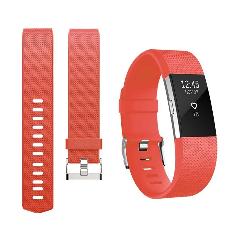 Мягкие регулируемые сменные полосы для Fitbit Charge 2 шаблон ТПУ Браслет Смарт-браслет аксессуары фитнес-часы полосы - Цвет: Color A