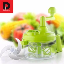 Dehomy ручная мясорубка многофункциональная Мясорубка измельчитель овощей специй плодоизмельчитель яичный блендер лезвие из нержавеющей стали кухонный инструмент