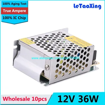 

10pcs High Quality 12V 3A DC 36W Universal Regulated Switching Power Supply 12V LED Driver Free shipping