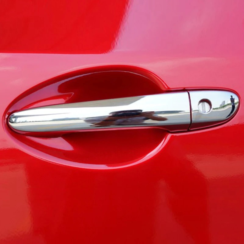 Для Mazda 2 3 6 Cx 5 2012 2013 2014 2015 2016 2017 Chrome Боковая дверь ручка крышки поймать отделка