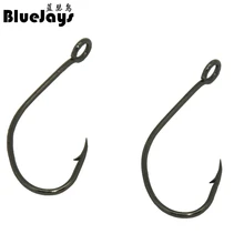BlueJays 50pcs/lot fishing hook Crank hook Barbed fishhook fishing tackle fish hook spoon single fishing hooks free shipping