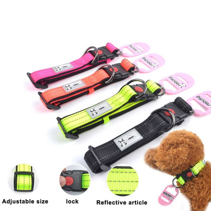 

Nylon Reflective Dog Collars For Dog Accessories for Small Dogs Night Safety Cat Collars 10c30