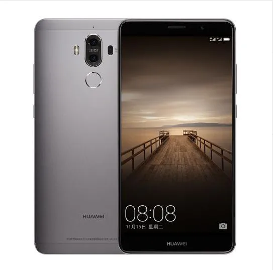 best huawei cell phone International Firmware HuaWei Mate 9 4G LTE Cell Phone Kirin 960 Android 7.0 5.9" FHD 1920X1080 6GB RAM 128GB ROM 20.0MP NFC latest cellphone of huawei
