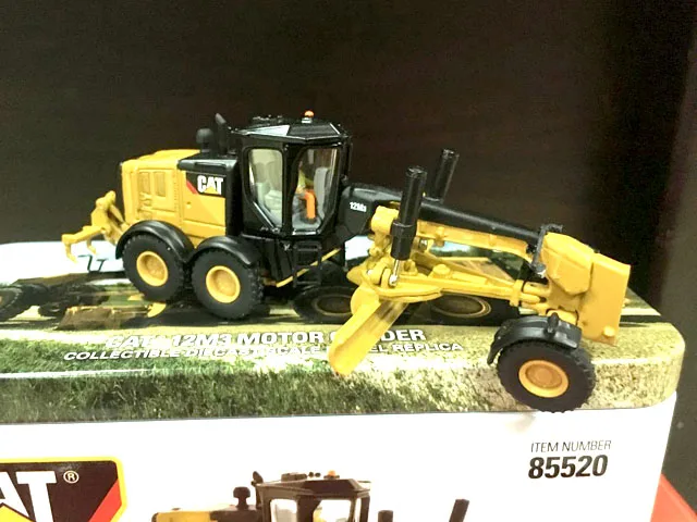 Редкий автогрейдер гусеницы Cat 12M3 HO Scale 1/87 DieCast от DM #85520|motor grader|caterpillar cat1/87 scale |