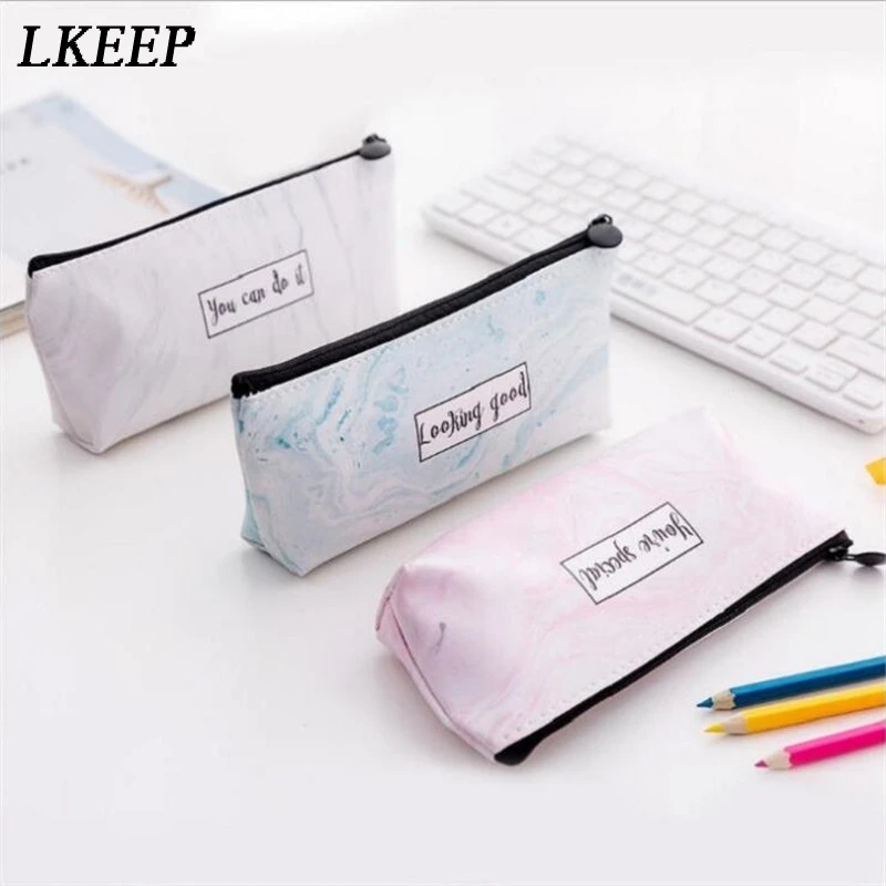 

Cute Fashion Marble Multi-Function Travel Cosmetic Bag Toiletry Makeup Bag Pencil Case Travel Accessories Saco Cosmetico