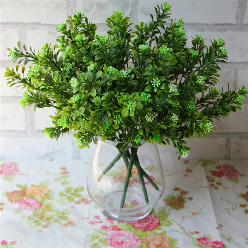 

2018 High Quality Artificial Fake Leaf Holly Leaves Simulation Leaves Wedding Party Home Decor Dropshipping