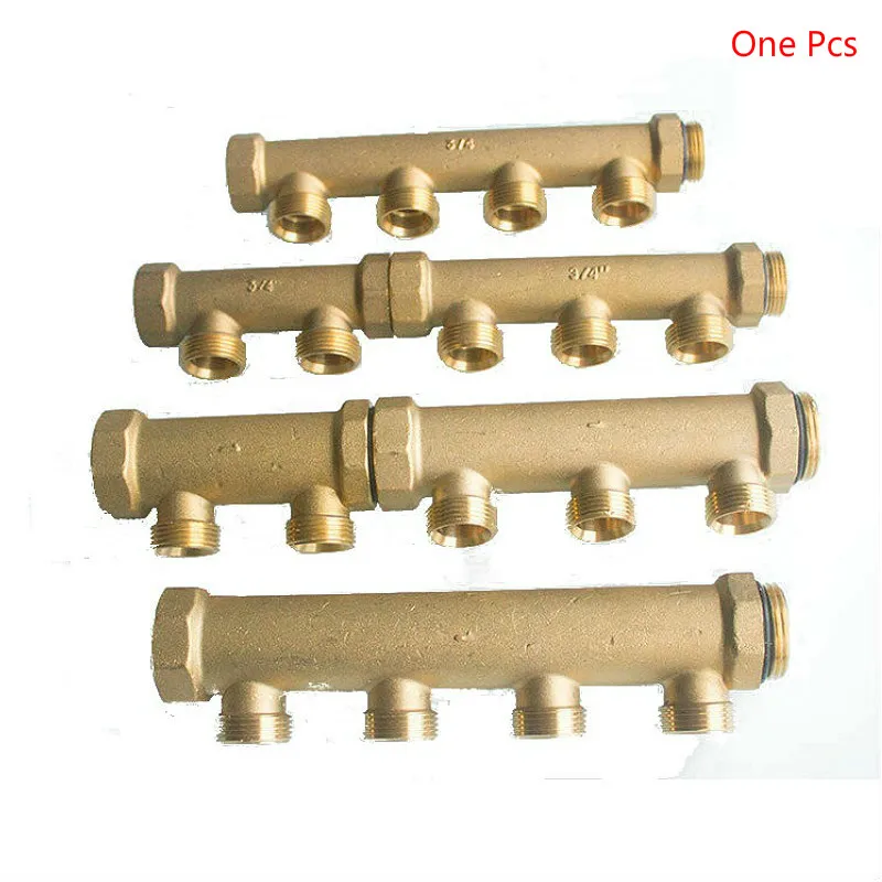 House Water Pipe Fittings Brass 4 Way 5 Way Hose Tube Quick Connector
