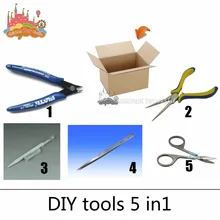 3D металлические пазлы модели образовательных игрушек DIY, иных металлических Nano головоломки игрушки DIY Инструменты 5 in1