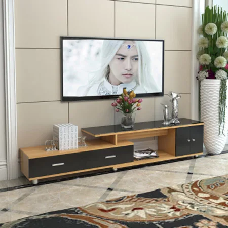 FZS-019 длина масштабируемый ТВ Стенд стол Гостиная мебель для дома современный стиль деревянная панель тв стойка ТВ шкаф в сборе - Цвет: I