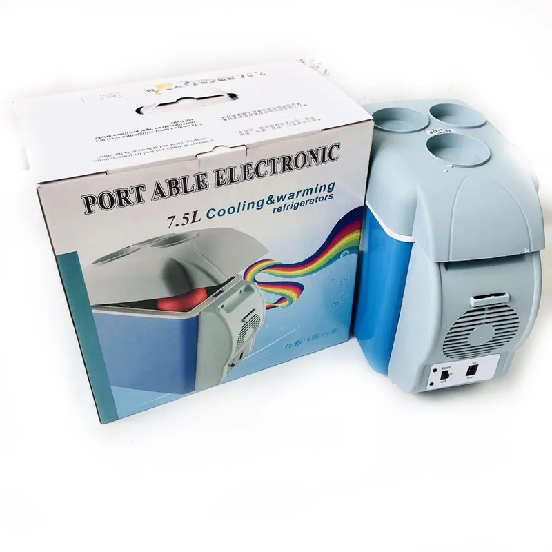 

12V car refrigerator freezing portable compressor 7.5L for car home refrigeration Heating 5 degrees Car refrigerator freezer