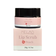Melao скраб для губ мягкое Отшелушивание смягчающий кератин увлажняющий опреснение увлажнение губ органические натуральные ингредиенты Es