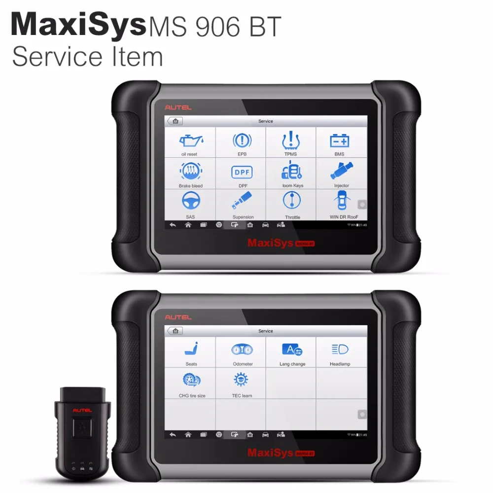 Autel MaxiSys MS906BT сканер Pro OBD2 автомобильный диагностический инструмент OBD 2