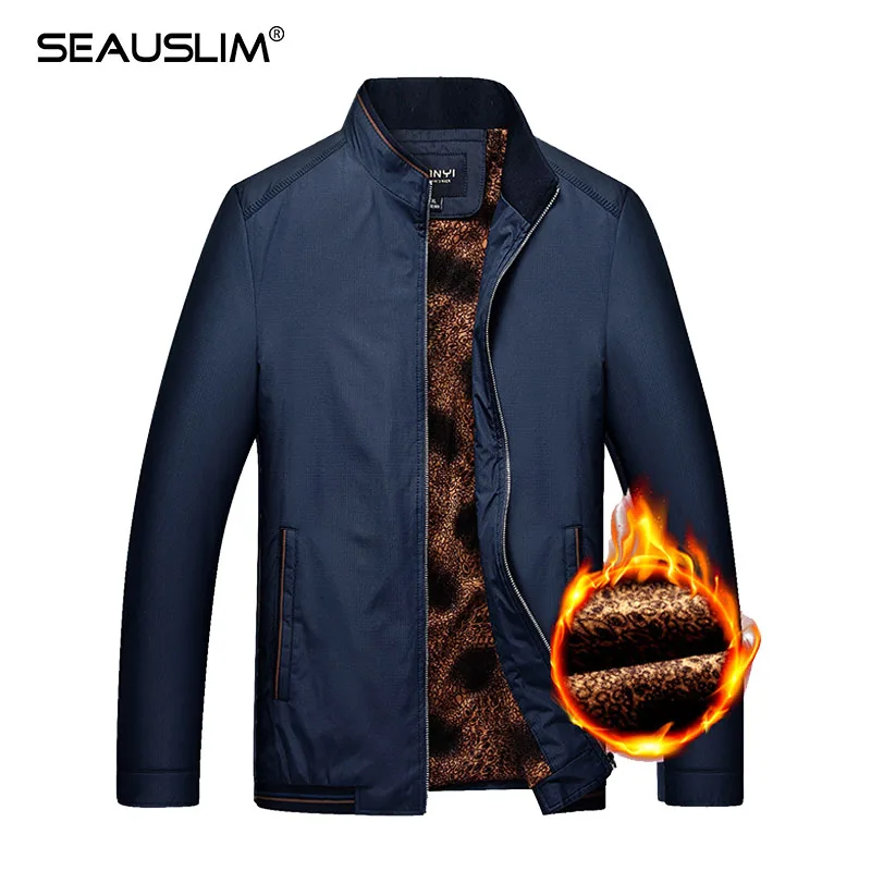 Aliexpress.com : Buy SEAUSLIM Mens Fleece Casual Jackets