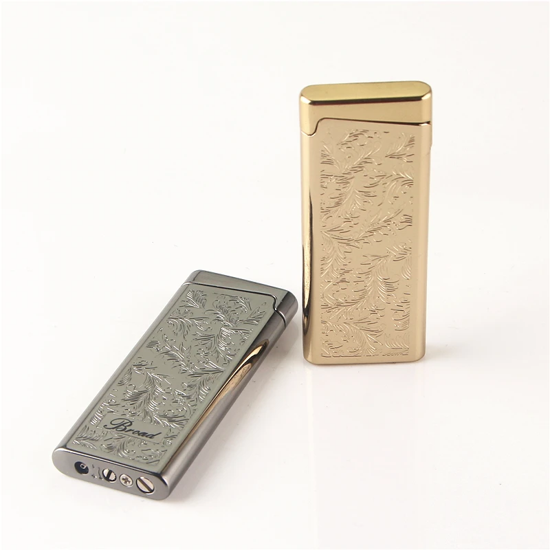 

Cigarette Accessories Grinding wheel model Windproof torch cigar lighter Simple fashion Butane gas metal lighters