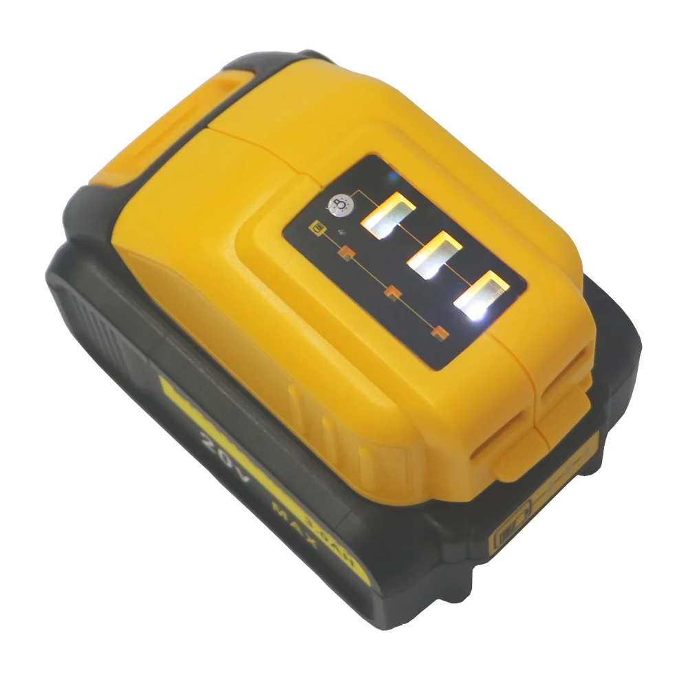 Bank para Carregar o Telefone para Dewalt 10.8 Li-ion Bateria Conversor Usb Carregador Dcb090 Ferramentas Elétricas Baterias Power Ipad - 14.4 20v - Image 5