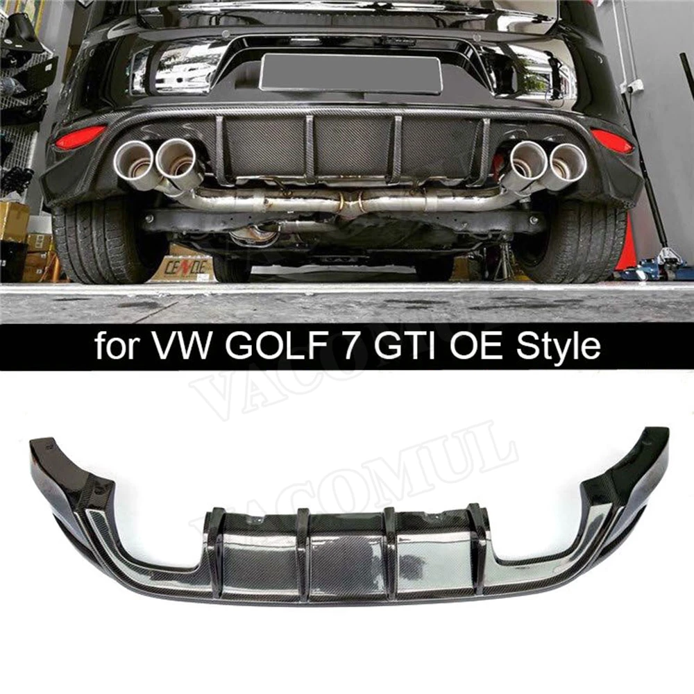 MK7 O стиль углеродное волокно оформление для Volkswagen Golf 7 Standard GTI хэтчбек 2014 2017 RZ