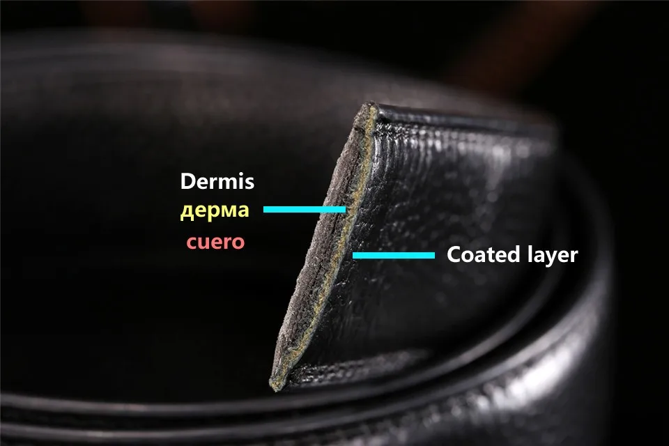 DESTINY хорошее качество корова натуральная кожа мужской ремень без пряжки автоматический ремень мужской знаменитый бренд 3,5 см черный