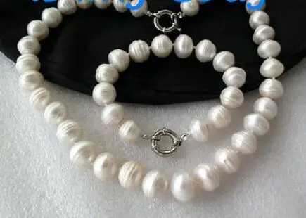 

Shipping >> new hot Natural White Line Rondelle Pearl Necklace Bracelet SET 14K GP Clasp