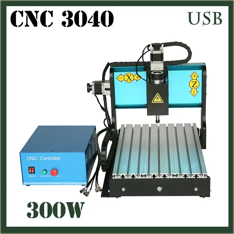 

JFT Router CNC 3040 300W 3 Axis Milling Machine CNC3040 Router Table Mini Kit Wood Machine Woodworking