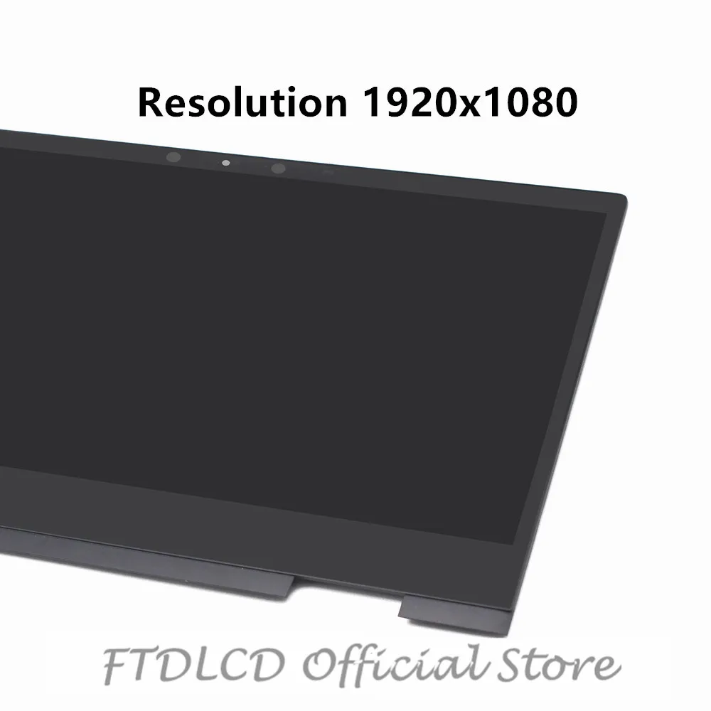 FTD lcd 15,6 ''FHD lcd Assambly сенсорный дигитайзер+ рамка для Hp Envy X360 15-BQ051SA 15-bq003AU 15-bq150na bq051nr 1920x1080