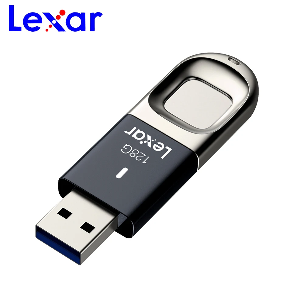 Lexar Распознавание отпечатков пальцев F35 32GB флеш-накопитель USB 3,0 64GB Memory stick 128GB pen drive150MB/S высокоскоростной AES шифрование