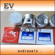 Engine rebuild kit Kubota D1402 piston and piston ring setcylinder liner full gasket kit