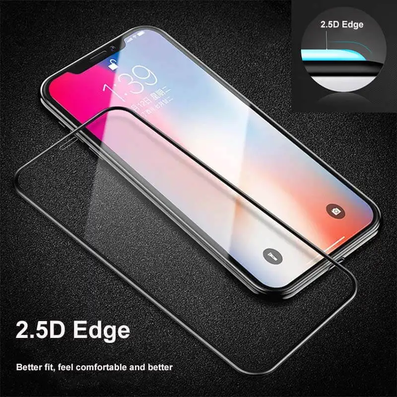 

9D Protective Tempered Glass For Iphone X Xr Xs Max Full Screen Glass Protection On For Iphone 6 7 8 Plus 9H Full Glue Protector