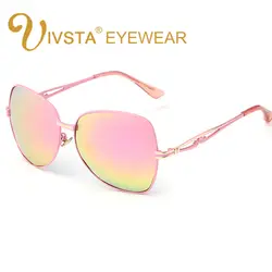 IVISTA большие солнцезащитные очки поляризованные солнцезащитные очки для Для женщин зеркало Брендовая Дизайнерская обувь 2018 Diamond мода