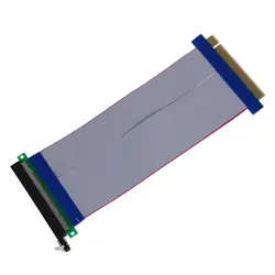 PCI-E Экспресс 16X Riser Card Extender Расширение эластичная лента для кабелей