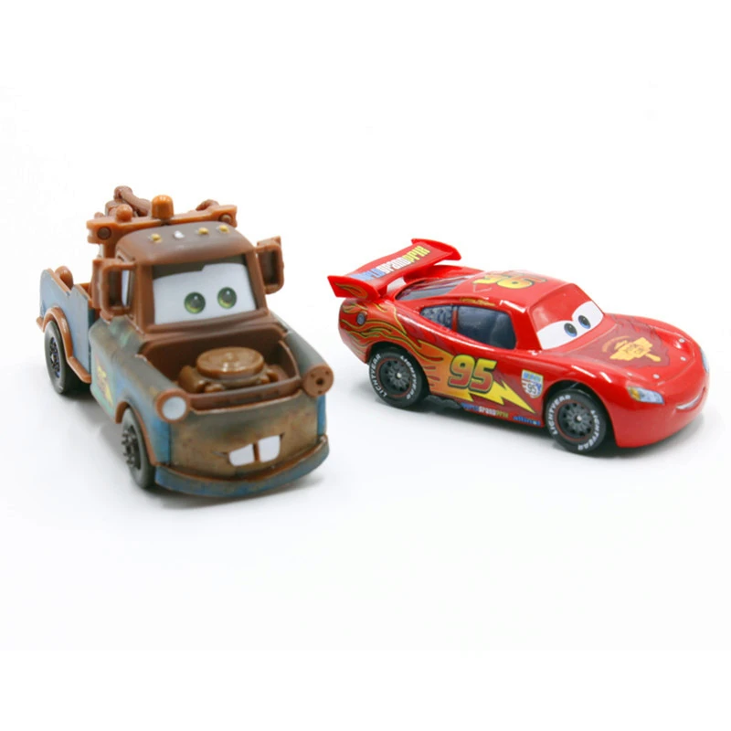 Disney Pixar Тачки 2 Молния Маккуин матер 1:55 литья под давлением металлический сплав модель машинки игрушки гоночный автомобиль подарок на день рождения для детей