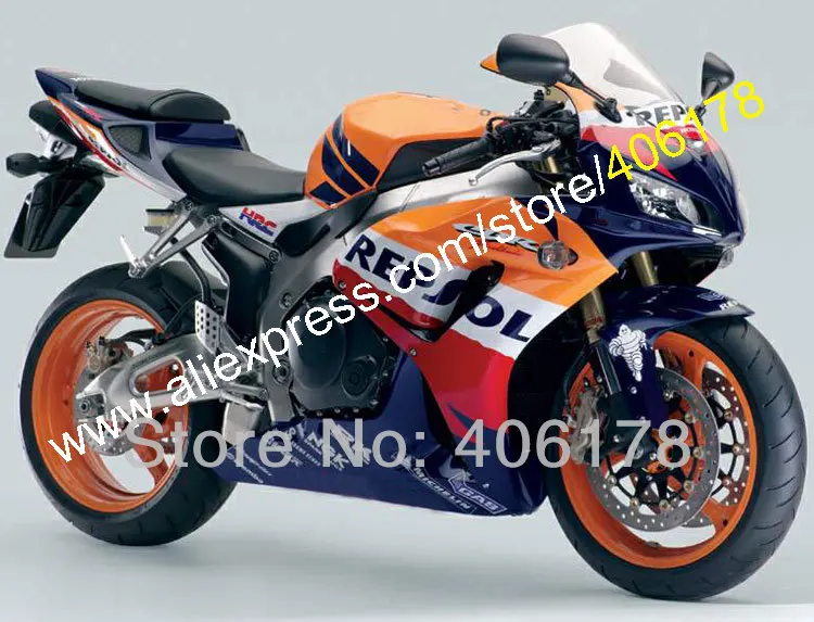 Горячие продаж,для Honda CBR1000RR 2004 2005 CBR1000 04 05 ЦБ РФ 1000 РР Репсол рублей тело ABS мотоцикл обтекатель комплект (литья под давлением) Горячие продаж,для Honda CBR1000RR 2004 2005 CBR1000 04 05 ЦБ РФ 1000 РР Репсол рублей тело ABS мотоцикл обтекатель комплект (литья под давлением)