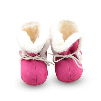 

Beauty Soft Fleece Girl Newborn Winter Boots Toddler Baby Kid Prewalker Cozy Crib Shoes
