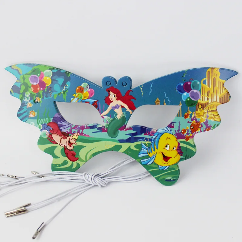 Роскошный набор украшений для детского дня рождения OUSSIRRO Русалка Ариэль яркий