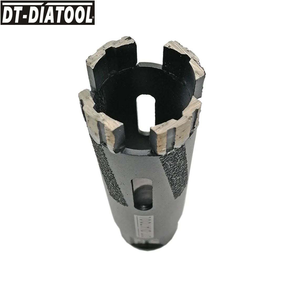 DT_DIATOOL 2pcs 32mm Laser Welded Diamond Dry Drilling Core Bits for hard granite marble With Side Protection m14 Connection