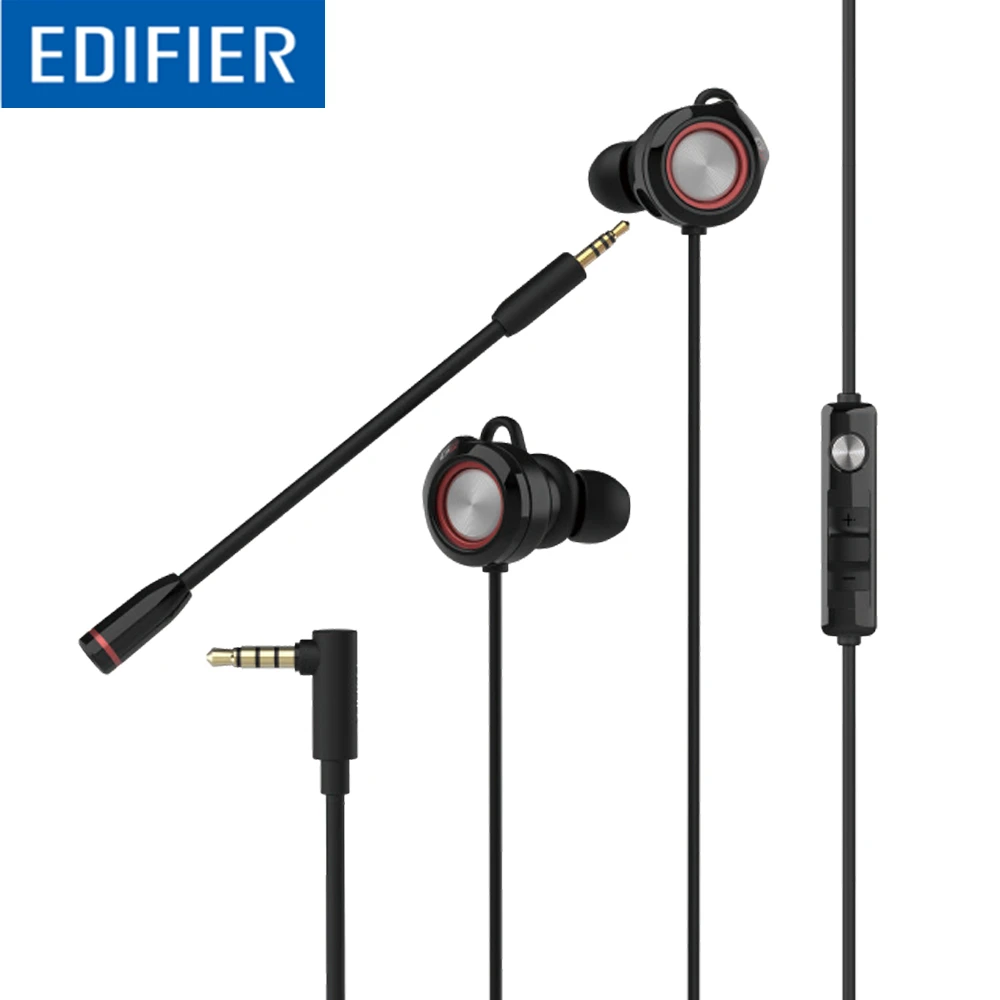 Игровые наушники Edifier GM3/GM3 SE In ear высокого качества в ушах с твитером и басовым