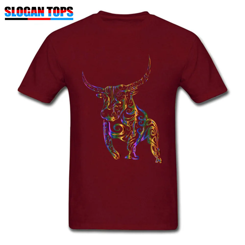 Bull tribal 2952490_960_720 Designer Male T Shirt Round Collar Short Sleeve Cotton Fabric Tees Simple Style Tshirts Bull tribal 2952490_960_720 maroon