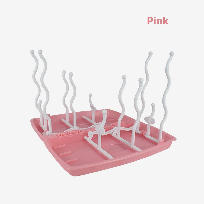 Suporte de Copo de Alimentação do Bebê Garrafa de Leite Rack de Secagem Secador de Escuridor Nippler Drainer Chupeta Suportes Cabides Tetas Infantis Biberones 5 garrafa de leite rack de secagem nippler