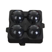 Большой лоток для льда, форма для изготовления шариков, круглые формы для выпечки, шарообразная форма для коктейля, виски, сделай сам