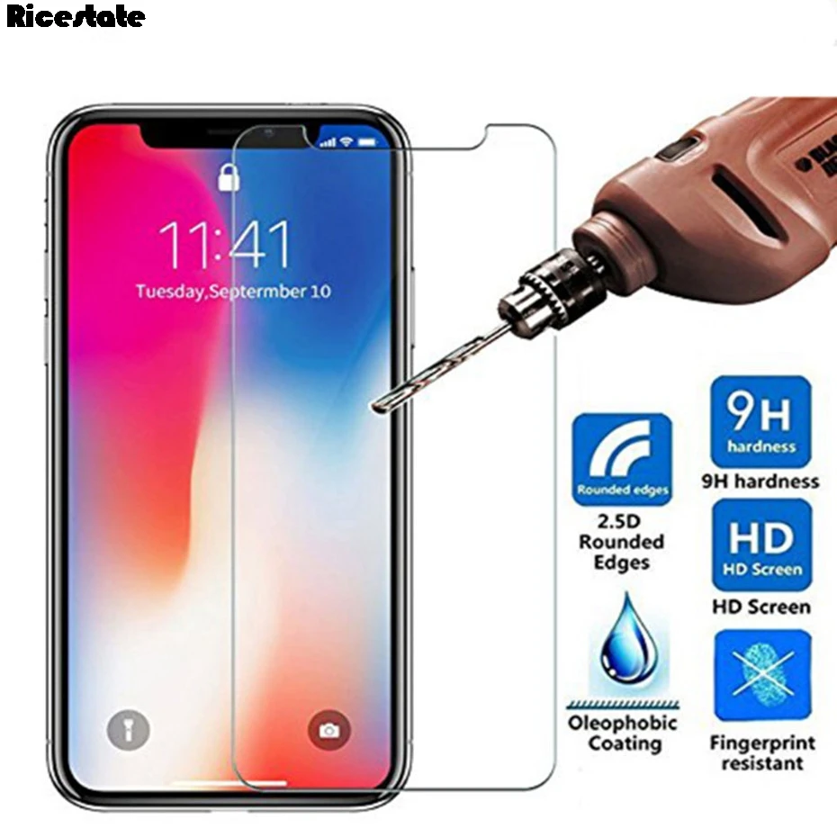 Стеклянная пленка для iPhone 11 Pro 12 mini X XR XS Max 6 7 8 Plus SE 2020 Премиум Настоящее Закаленное