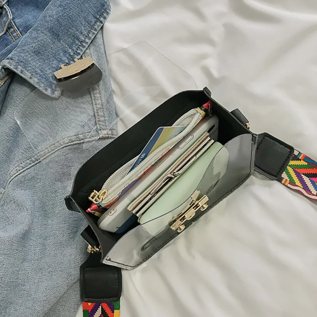 Xiniu Женская дикая сумка-мессенджер прозрачная желеобразная сумка на плечо сумка из искусственной кожи сумки известного бренда Borsa a tracolla da donna# 5