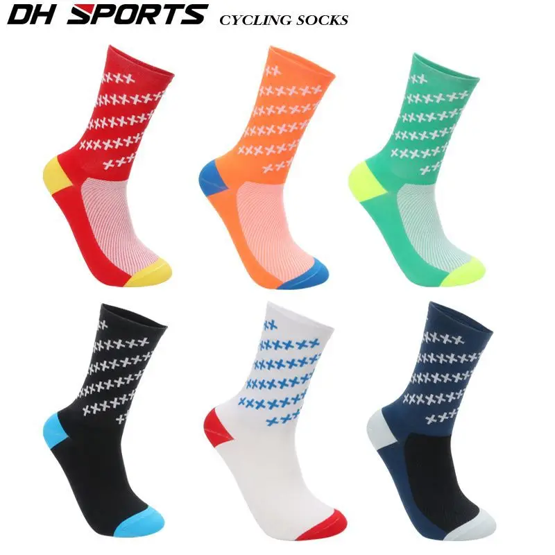 

New Spring Summer Unisex Men's Cycling Socks Women Outdoor Sports Socks Fitness Hiking Jogging Basketball Socks Breathable Socks
