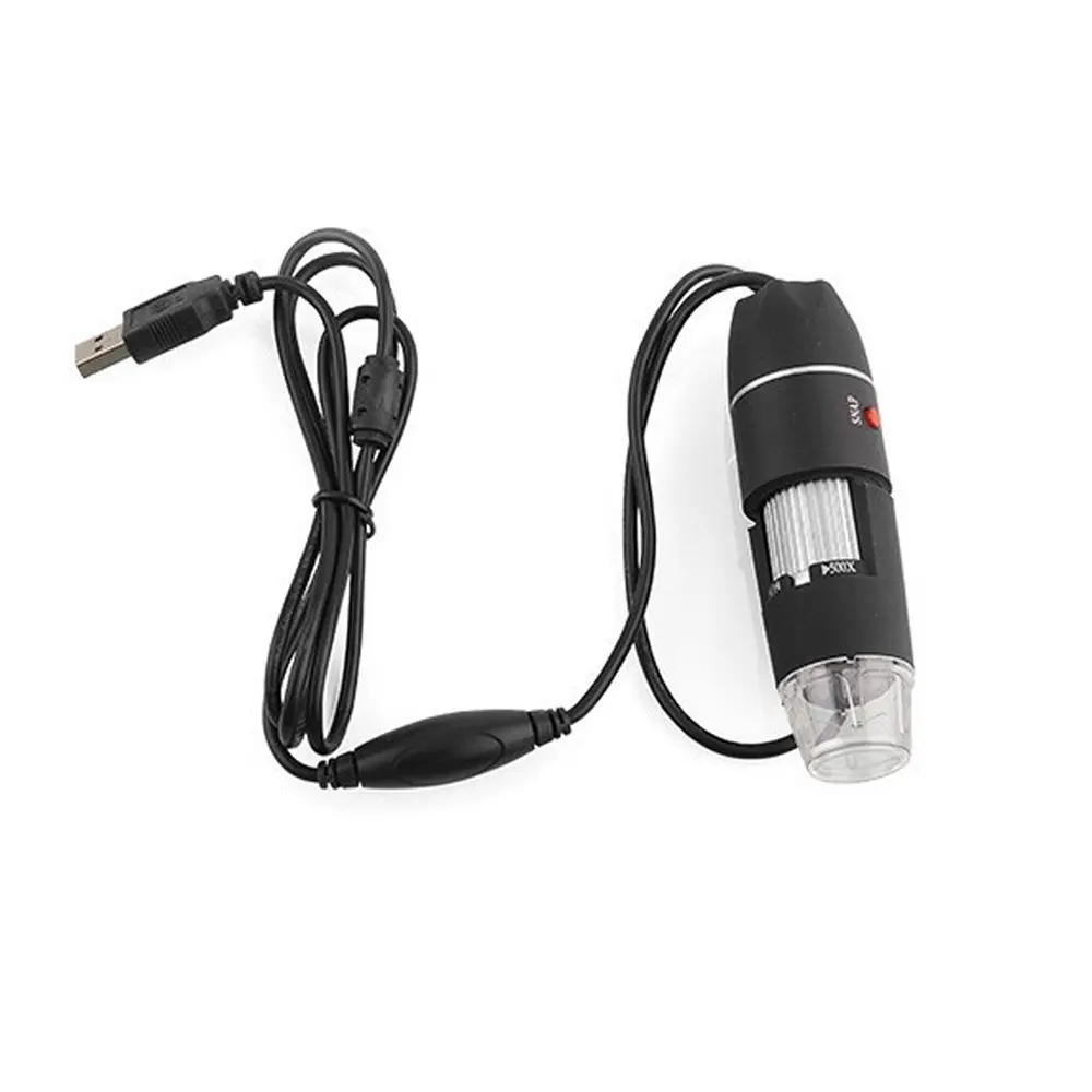 Портативный Мега Пиксели 50X до 500X2 Мп USB 8 светодиодный цифровой промышленный эндоскоп микроскоп Камера лупа+ подставка+ линейка калибровки