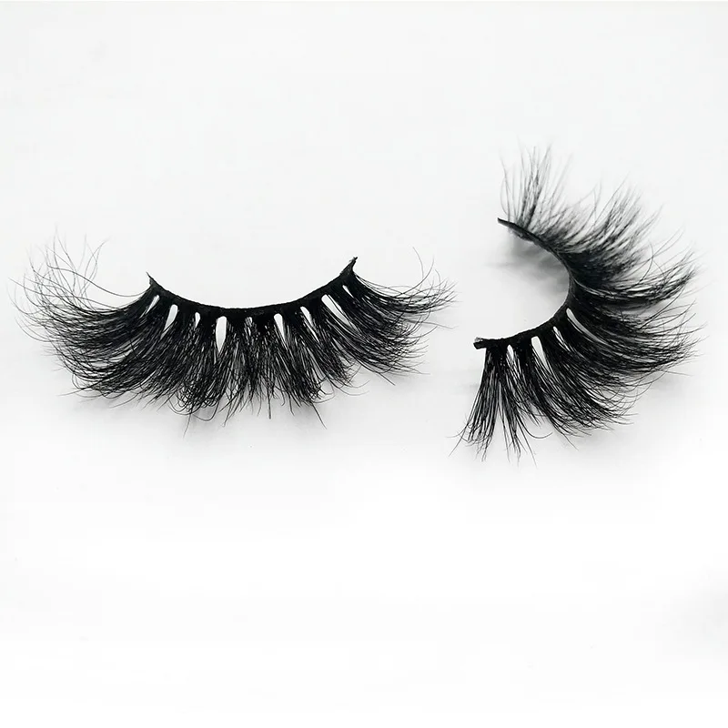 

100% Mink Eyelashes False Eyelashes Criss-cross Natural Fake lashes Length 25mm Makeup 3D Mink Lashes Extension Eyelash Beauty