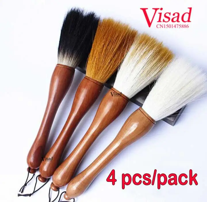 

4 pieces artist brushes art supplies watercolor brushes for painting watercolor marker Hopper-shaped brush