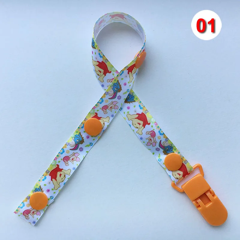 2018 Cartoon Baby Pacifier Clip Chain Ribbon Holder For Nipples Soother Pacifier Clips Leash Strap Holder For Infant G0035