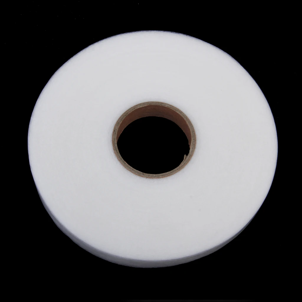 MagiDeal PA Hot Melt Adhesive Web 1.5cm x 100M One Roll for Sewing Hand DIY Crafts Embroidered Badge White